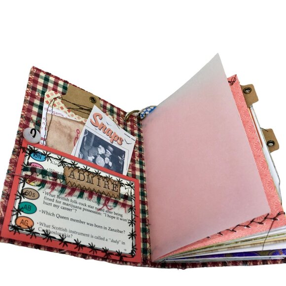 Collage Cover Custom Junk Journal  u Removable Ephemera Mini Junk Journal Handma - Picture 10 of 10
